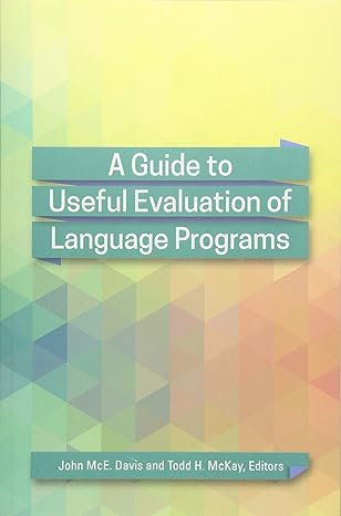 A Guide to Useful Evaluation of Language Programs - Orginal Pdf